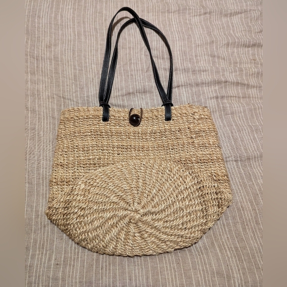 Vintage Cherokee Straw Shoulder Bag - Picture 2 of 6